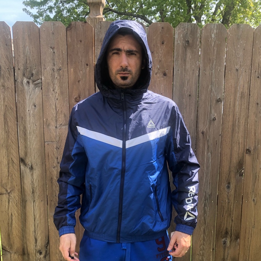 Sold ✅Reebok Rain Jacket ,Windbreakers size:Large - Picture 8 of 13